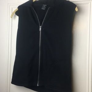 Soft Cotton Zip-Up Vest with Hoody